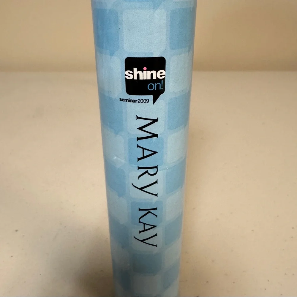 Mary Kay Blue Pencils Set Seminar 2009 Souvenir with Case Shine On Promotion MK